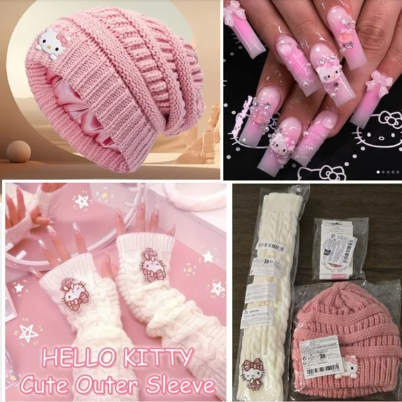 Hello Kitty 💝 Bundle of (3)Free Gift 🎁 Hello Kitty Bracelet 💝